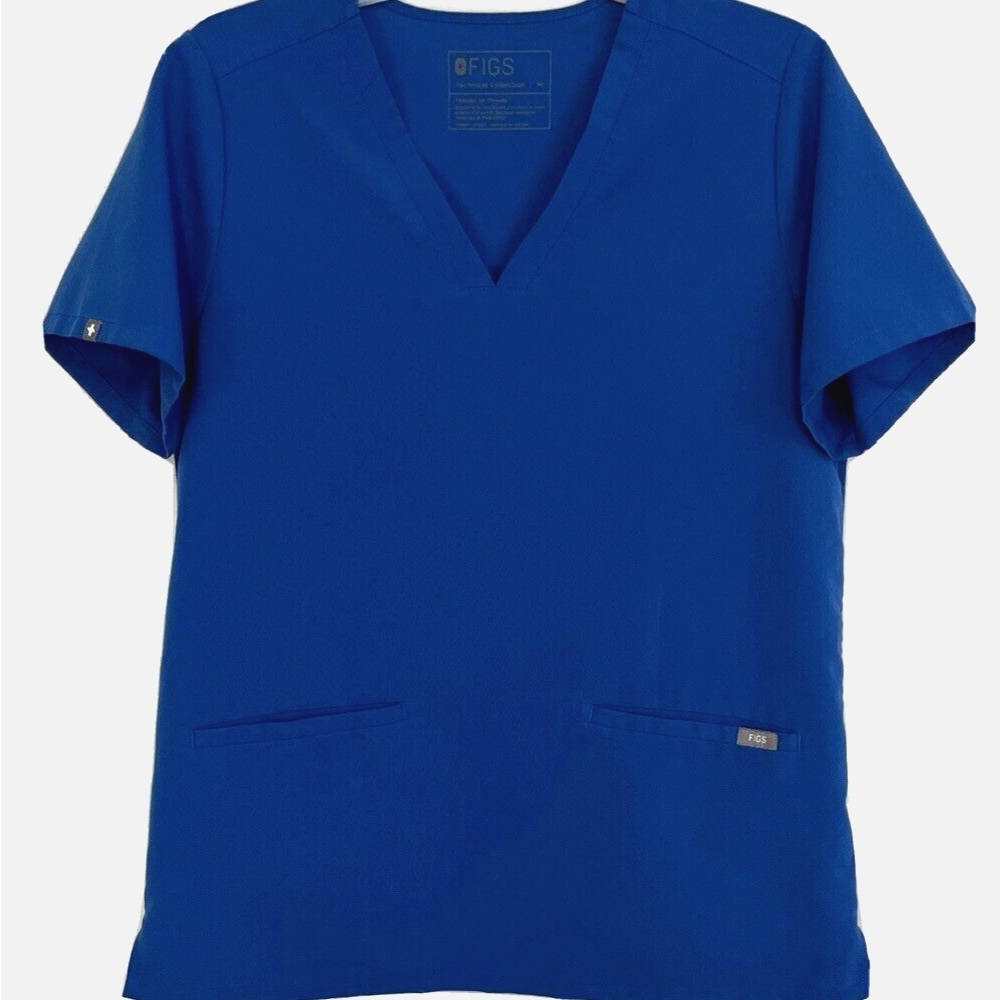 Figs Women's Blue Scrub Top